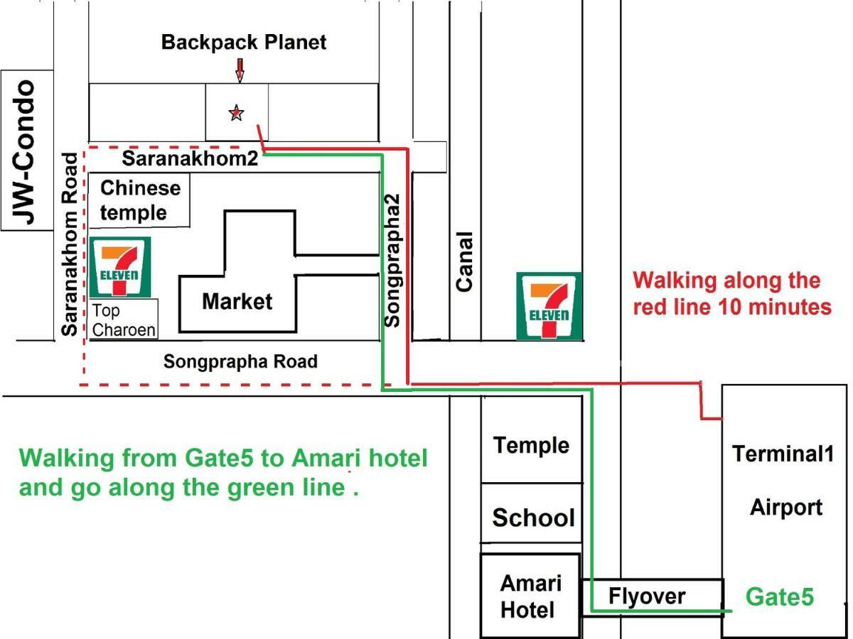Backpack Planet Vandrehjem Bangkok Eksteriør billede